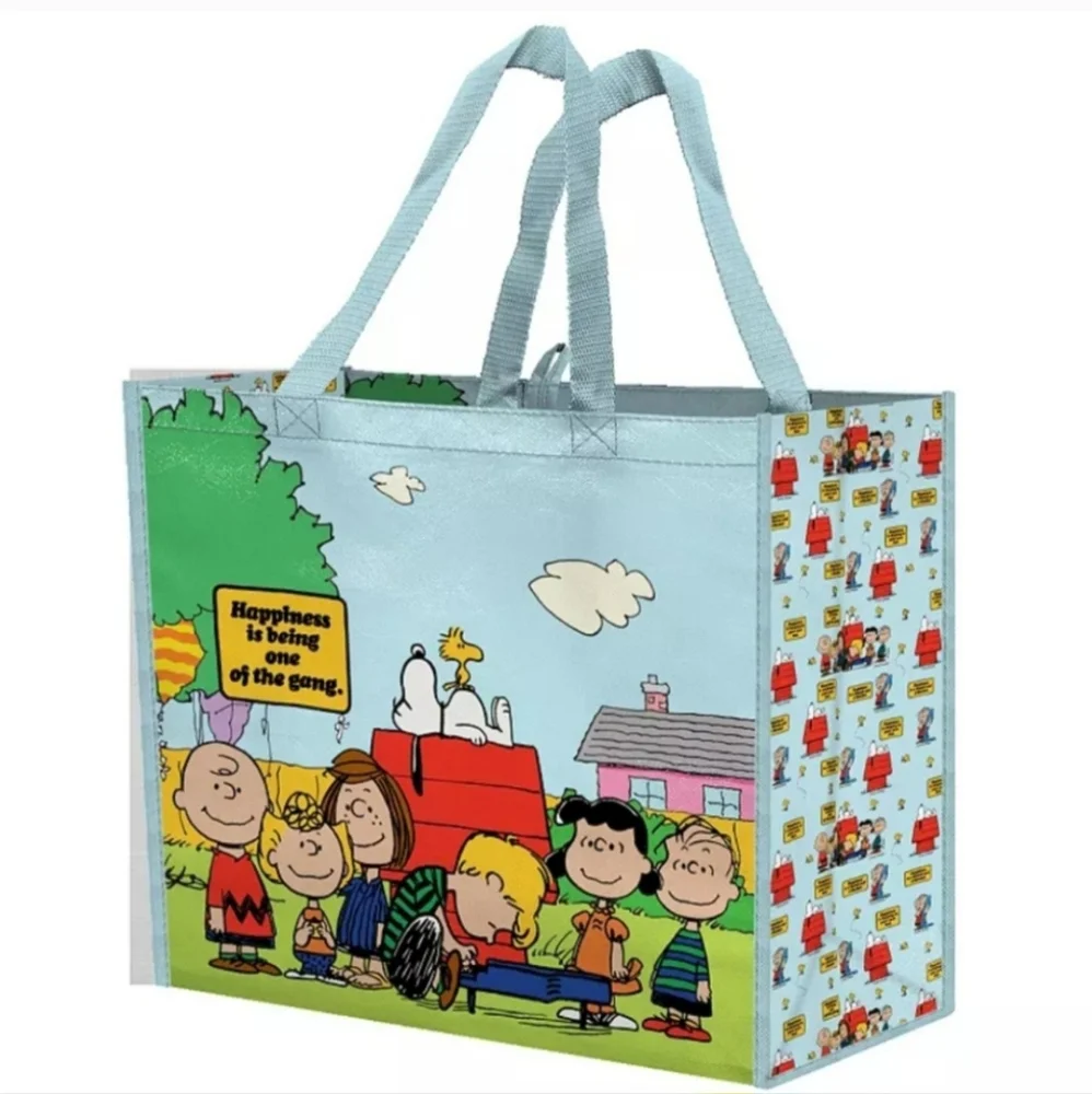 (New) Peanuts Reusable Tote Bag (XL) - Picture 1 of 2